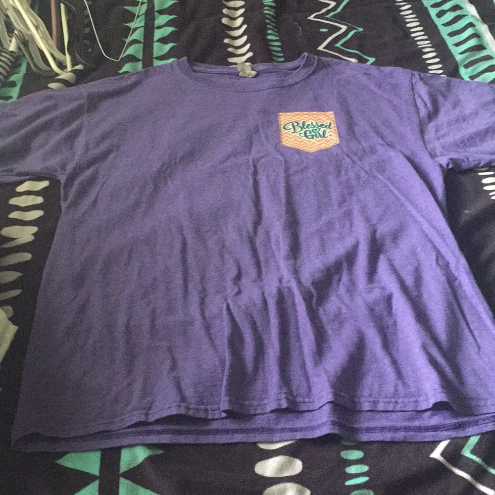 Purple “Blessed Girl” shirt